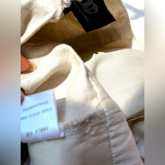 Tart Collection Metallic linen strapless romper Sz Large - Picture 9 of 15